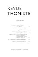 Revue Thomiste 2021, no 02
